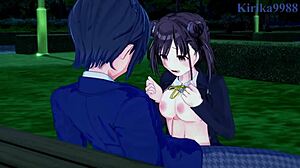 Juri Saijo and Chiyoko Sonoda in intense sex