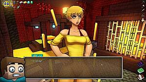 Hornycraft Parody Features Femdom in Cute Outfit