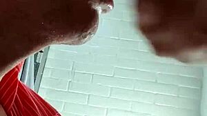 friday toilet session with intense gagging and deepthroat action