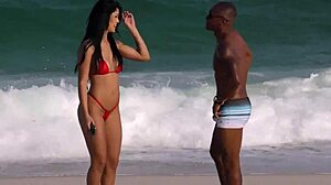 Shayene Samara Takes Huge Black Cock on Barra Beach.