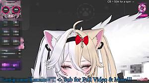 kanako teased with vibes in spicy 2d outfit. catgirl asmr moans loud, squirting in 3d game cumshots.