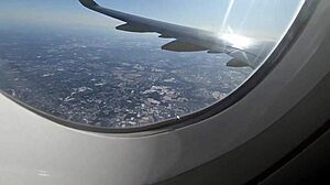 Public Airplane Blowjob With Teen Sucking Hard