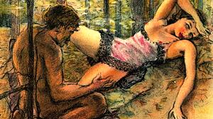 Vintage erotic drawings with steamy cartoon vibes