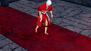 morrigan sends us to a 3d fantasy world for fucking in sheer see-through outfits