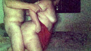 In the dark, he fucks me hard on the bed.