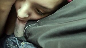 Public Airplane Blowjob With Teen Sucking Hard