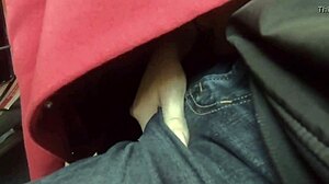 Public Airplane Blowjob With Teen Sucking Hard