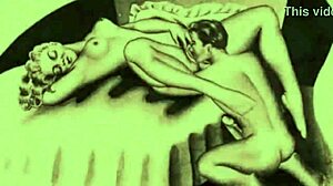 Vintage erotic animation brings retro fantasies to life. pure classic vibes unfold.