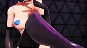 cure for me in this hentai cartoon with clothes ripped and striptease