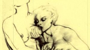Vintage erotic drawings tease with steamy hentai vibes. What secrets do they hold?