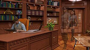 Slut with Big Nipples Watched in Hentai Gameplay