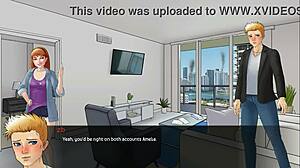 I love the pretty red haired lady in ZB complex hentai game