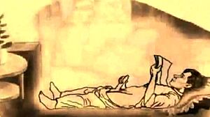Vintage erotic animation brings retro fantasies to life. pure classic vibes unfold.
