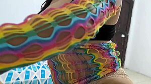 Stepmother's slutty moans in homemade threesome?