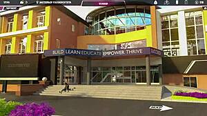 Slut with Big Nipples Watched in Hentai Gameplay