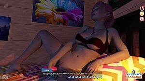 Belle caught masturbating with dildo in wild hottie scene