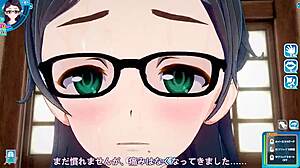 i love this koikatsu sunshine with the glasses girl in cowgirl positon, it's so hot