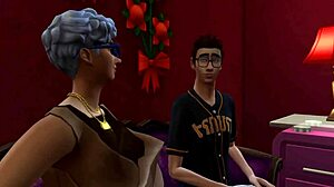 Yo, check these ugly Sims 4 freaks banging in wild 3D cartoon threesome