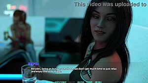 Busty Gym Girl in 3D Cartoon Teases with Huge Ass