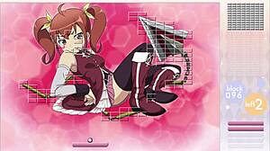 Kurusu Kanako's Clothes Ripped Off In Arkanoid Striptease Gameplay