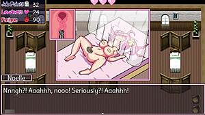 noelle nails it with a wild hentai blowjob