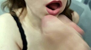 hot closeup blowjob leads to huge cum in mouth pov orgasm 😍