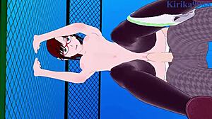 Mari makinami and ritsuko akagi engage in intense sexual encounters in neon genesis evangelion hentai!