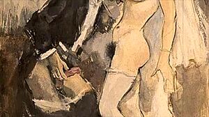 Vintage Erotic Illustration Unveils Retro Anime Charm