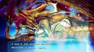 Princess comforts dragonwomen in hentai fan disc episode nine