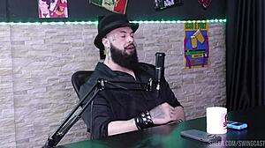 gabe spec fucks gabi tamiris and tifany rocha in sheer red lingerie on the swing