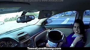 Wow, Ada, Quick Car Sex for Cash! TeensLoveMoney Funds Your Ride with Big Tits Action!