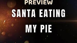 Santa licks my pussy close-up?