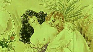 复古色情画作引发好奇，动漫风超带感！