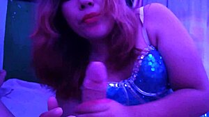 Latina enjoys sucking cock in POV blowjob