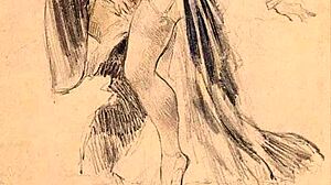 Vintage Erotic Illustration Unveils Retro Anime Charm