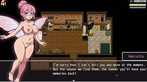 Oh wow, in lost lagoon harem ep 2, cute girl with huge tits slips in bathtub and shows her wet pussy 😍