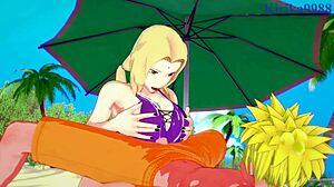 Tsunade and Naruto having intense sex in this Naruto hentai scene! 😍