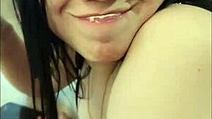 Petite Babe Bent Over With Stepcousin