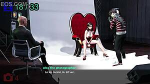 Monica’s Steamy Model Photoshoot in 3D Cartoon