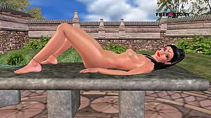 Cute Indian Girl in Animated 3D Cartoon