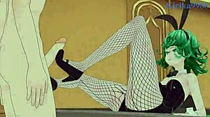 Tatsumaki and Fubuki bunny girls fuck intensely