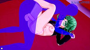 Tatsumaki and Fubuki Tease the Old Man with Intense Sex