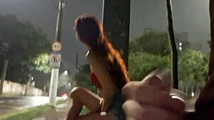 Want to see me risk a handjob for the redhead at the bus stop?