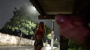 Want to see me risk a handjob for the redhead at the bus stop?