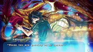 Princess comforts dragonwomen in hentai fan disc episode nine