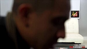 petite blonde in hardcore casting interview with big tits and monster cock