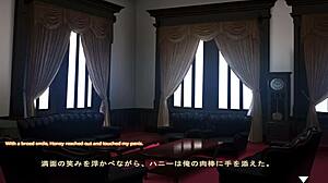 Maid-san plays wild in boin game scene