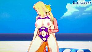 Tsunade and Naruto having intense sex in this Naruto hentai scene! 😍
