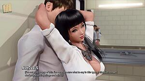 ripples 7 with curvy teen in ripped outfit