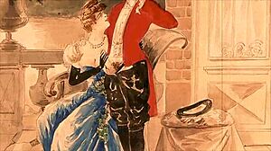 复古色情画作引发好奇，动漫风超带感！